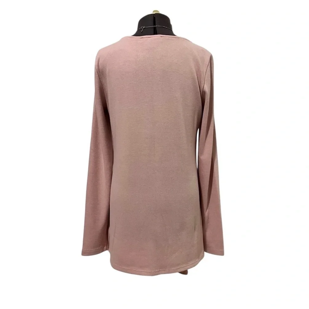 Karen Kane Long Sleeve Side Tie Sweater Size S